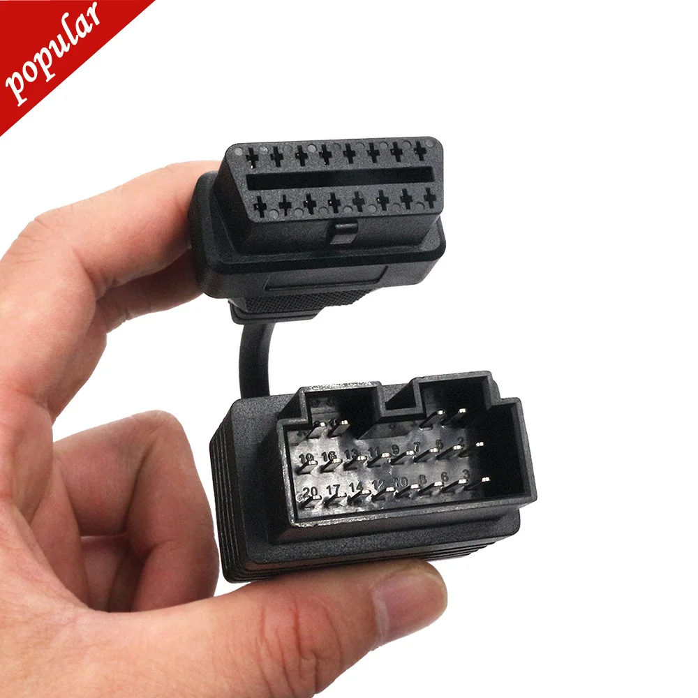 Diagnose Adapter Stecker 20 Pin Für KIA OBD II 2 OBD2 16 Pin Plug