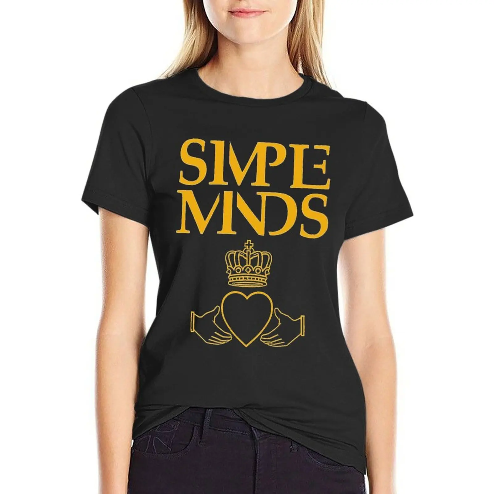 

Simple Minds Logo T-shirt lady clothes aesthetic clothes T-shirts for Women