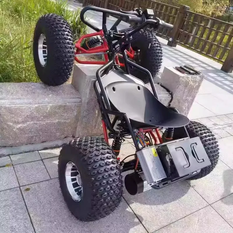 Four Dash Off Road Go Kart Fuel Edition All Terrain Mini Adult Drift Mountain Bike Buggy Four Wheel Beach Rally Race Quad