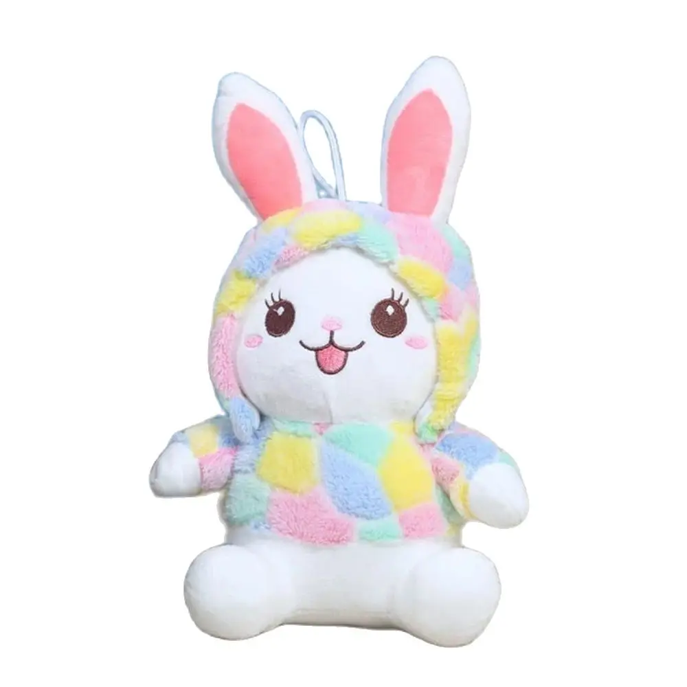 32CM Cartoon Rabbit Plush Toy Sitting Dress Transdress Kawaii Winter Family Decoration To Send Children Birthday Christmas Gifts anime spy family yor forger scroll canvas wall hanging painting home decor anime poster wall art room decoration 70x25