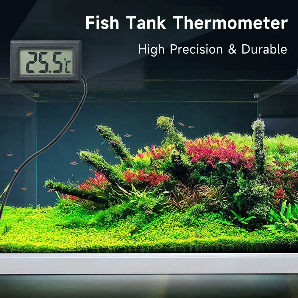 Portable Waterproof Probe Digital Thermometer Temperature Sensor for Fish Tanks Commercial Hydroponic Greenhouses
