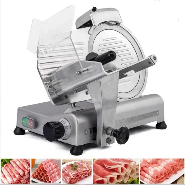 Restaurant automatic frozen meat slicer hot pot mutton beef roll cutter machine cheese sausage bacon slicer cutter machine price 2
