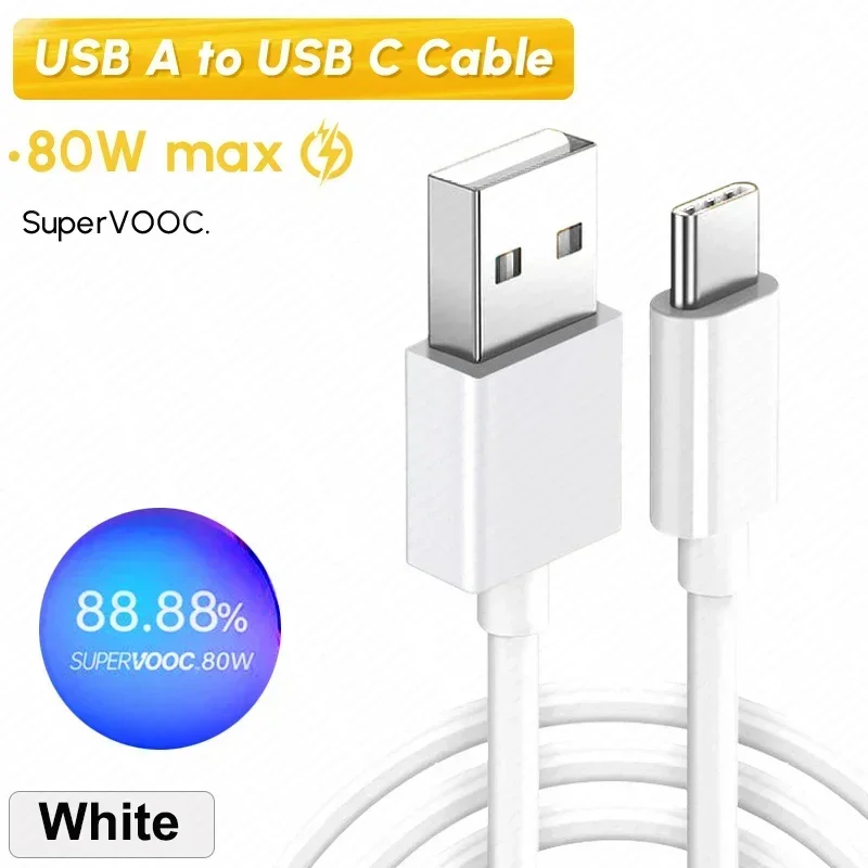 OPPO USB-C Super VOOC 80W/65W Fast Charge Cable