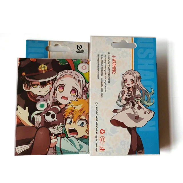 54 Pcs/Set Anime Toilet-Bound Hanako-kun Hanako Nene Yashiro Poker Cards Paper Board Game Collection Toy Gift 5