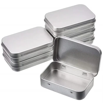 1Pcs Mini Metal Box Tin-Plated Slide Cover Storage Box Wedding Jewelry Pill Cases Portable Boxes Container Cosmetic Organizer