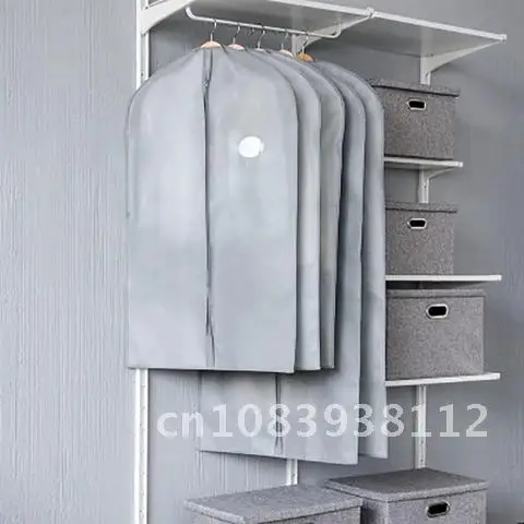 

Protection Bag Hanging Clothes Bag Thickened Clothes Dust Cover Transparent Storage Bag Home Wardrobe Bedroom Assistant