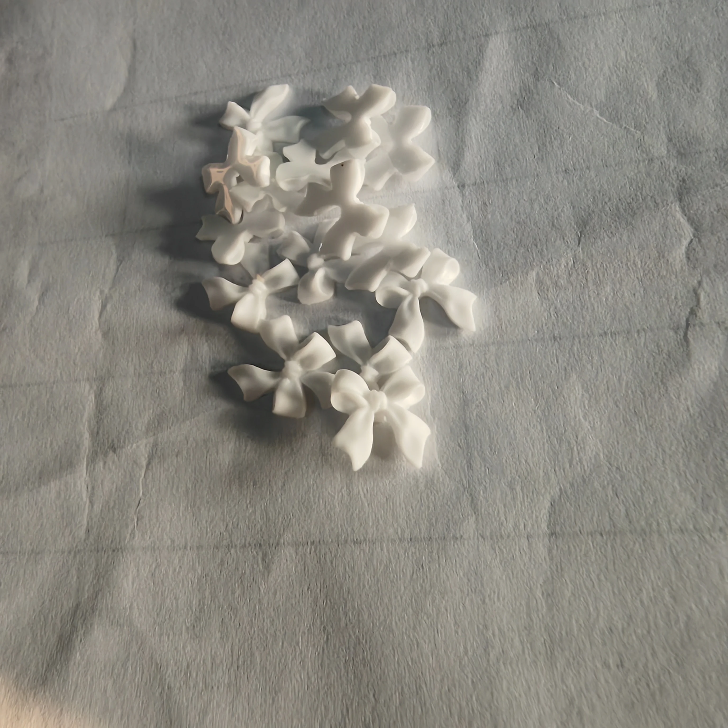 활 3D 귀여운 네일 살롱 네일 아트 장식, 매트 나비 손톱 참 디자인, DIY 송진 네일 액세서리, 30 개