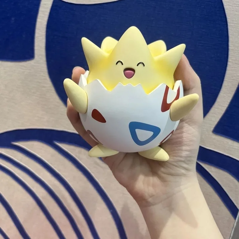 Kawaii Pokemon Happy Togepi – figurine de voiture, ornement de bureau, modèle mignon, poupée, jouets pour garçons et filles, cadeau Surprise à collectionner