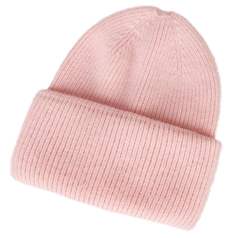 Winter Unisex Wool Hat Loose Big Head Circumference Knitted Hats Women's Korean Warm Oversized Skullies Beanies Christmas Gift