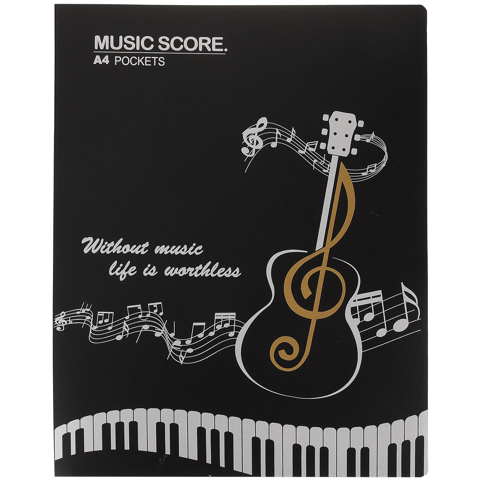 

Staff Clip A4 Insert Piano Score Binder Clips Documents File Folder Sheet Music