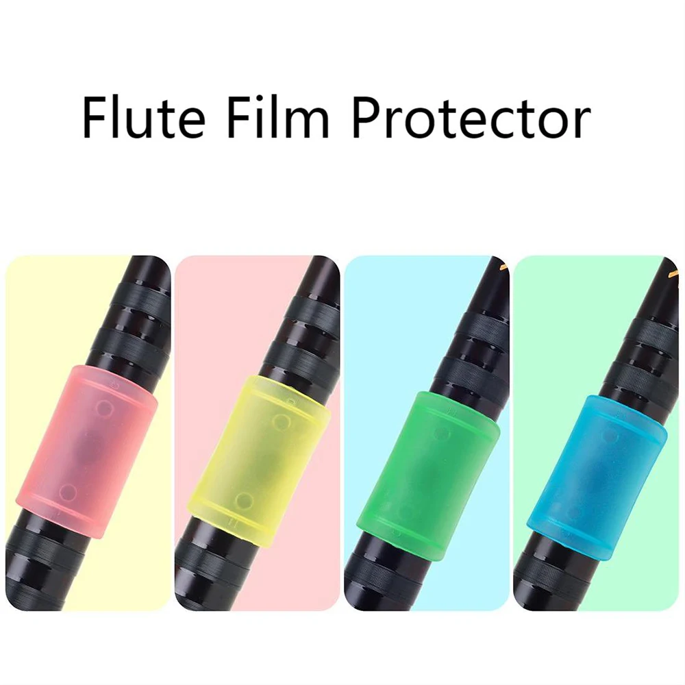 

5 Pcs Flute Film Protector Sound Hole Mouthpiece Cover for Flute Piccolo Whistle Music Tools Woodwind Instrument Accessories