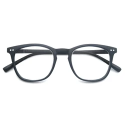 Timeless Round Frame Fruit Candy Style Lightweight Colorful Reading Glasses - +175 (C8 Matte Black)