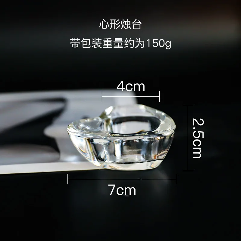 Set 2 Portacandele In Vetro Trasparente - Candelieri Senza Fondo Per Decorazione E Antivento - Foto 10