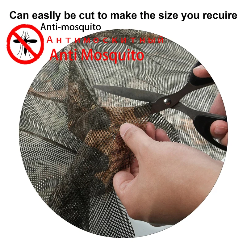 Camo Netting 300d See Through Mesh Camouflage Net For Hunting Duck Tent Shade Awning Sunshade Camping Shooting Bulk Party Goods sunshade net camouflage netting
