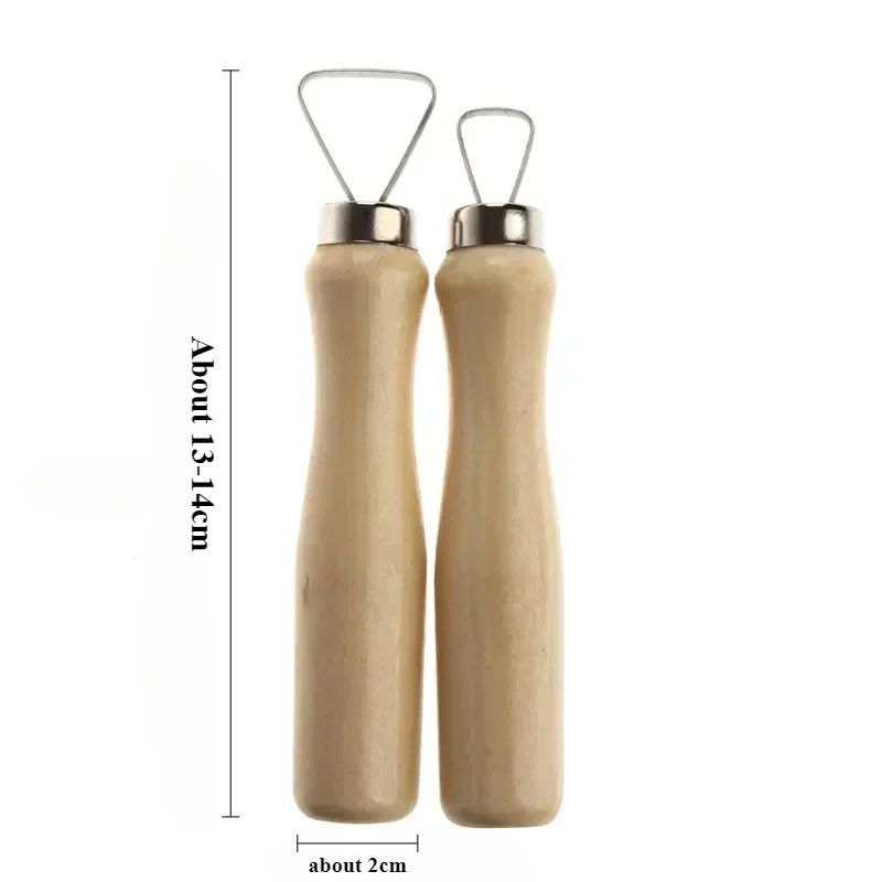Pottery Tools 10 Pcs Wood Pottery Clay Sculpture Loop Tool