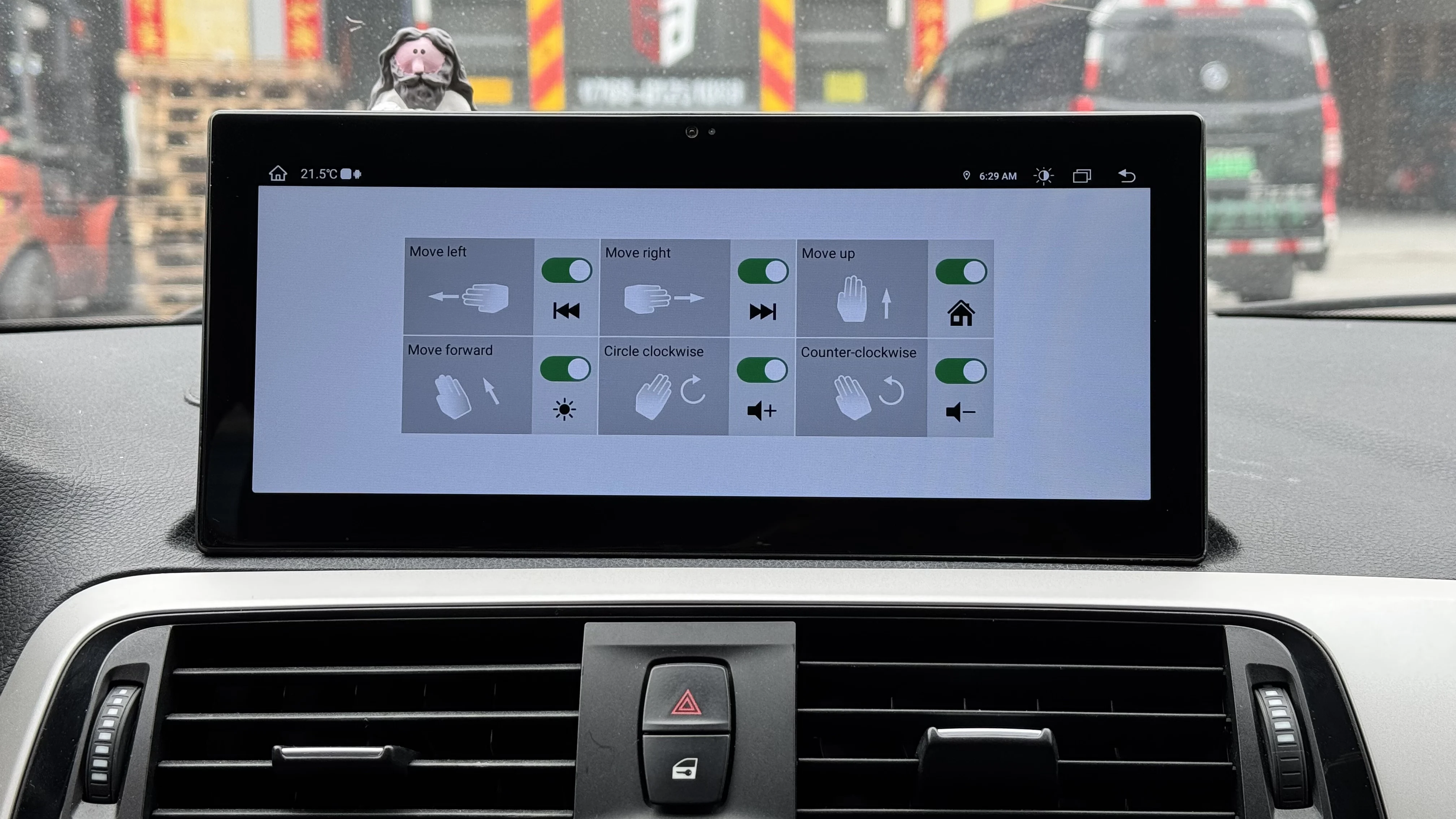 Gesture Control Screen Android 14 8+256G Auto Carplay For BMW F30 F31 F34 Car Dv