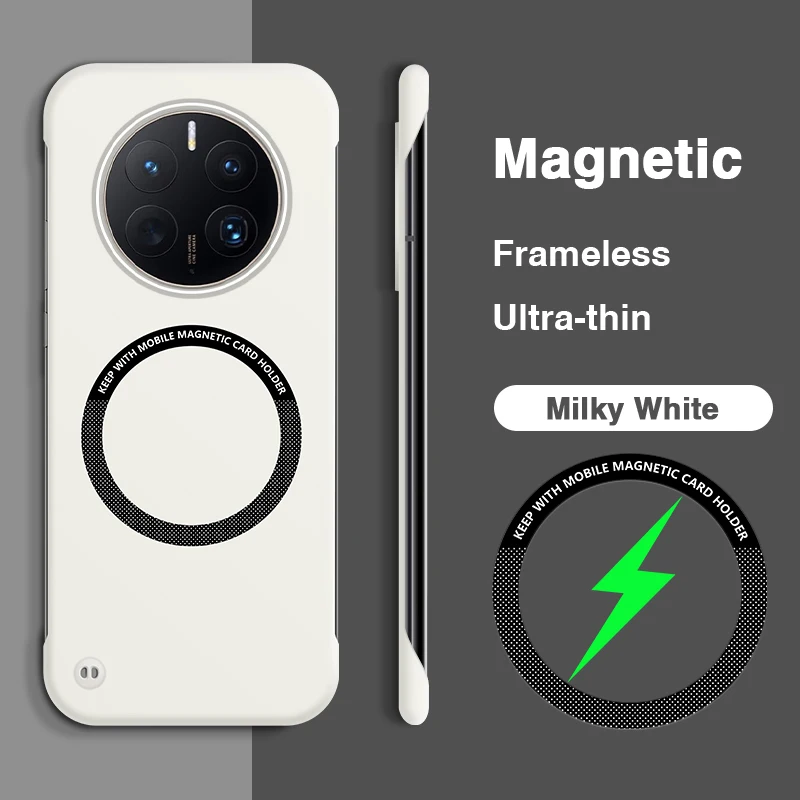 Sleek Frameless Luxury Magnetic Phone Case - Ultra Thin & Durable Back Cover Accessories