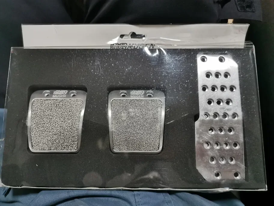 Racing Mugen Pedals Car Foot Rest Accelerator Footboard Throttle Brake Clutch Treadle Honda Accord Civic CRX Del Sol car pedals