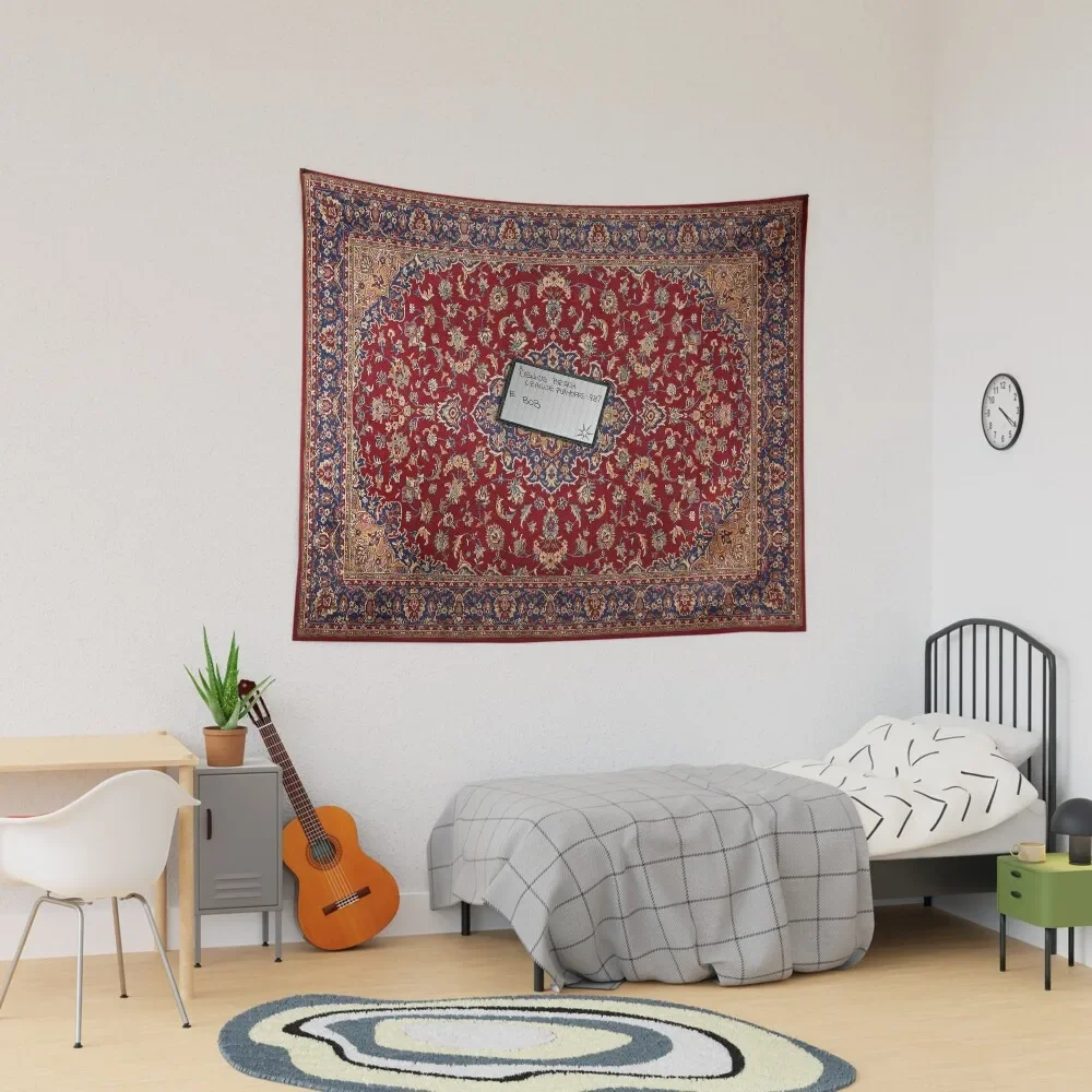 

Lebowski's tape bowling playoffs Tapestry Bathroom Decor Wall Deco Decoration For Home Tapestry