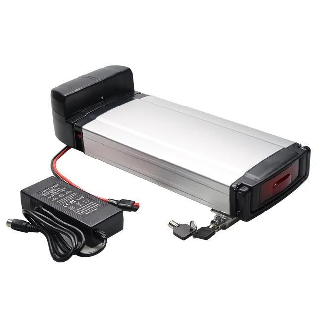 Batterie Li-ion 36V 6Ah Avec BMS Et Chargeur – Pour Vélo électrique, Scooter, Outils – Connecteur XT60 – Dimensions 182x68x50 Mm