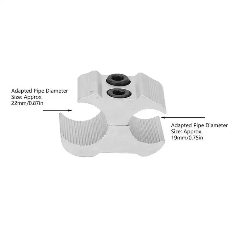Wheelchair Pipe Clamp High Strength Aluminum Alloy Flexible Stepper Ergonomic Handle Various Rehabilitation Equipment rehabilitation equipment clamp