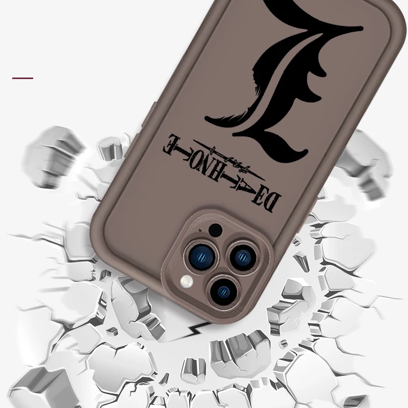 Anime Death Note Comics Eye Ladder For Apple iPhone 15 14 13 12 11 XS XR X Pro Max Plus Funda Phone Case