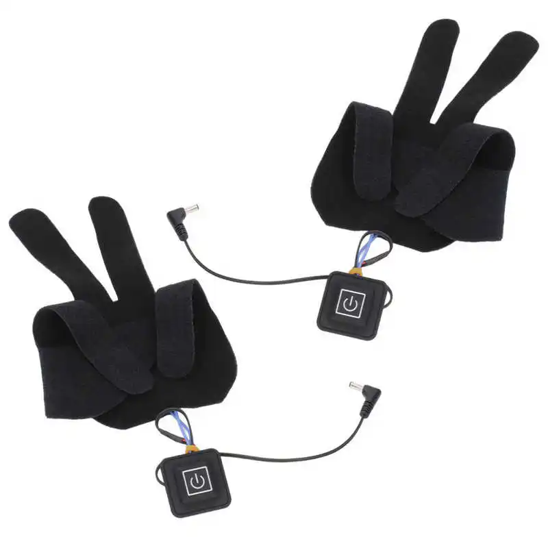 Heating 2 PCS Electric Heating Sheet 3 Gears Adjustable Heating Film Replacement DC Electric Heater Pads for Heating Gloves 4