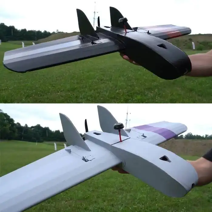 FPV Drone Model Assembly Fixed Wing e Wing Aircrt Remote Control Airplane Model for Photoaphy And Racing Simulation