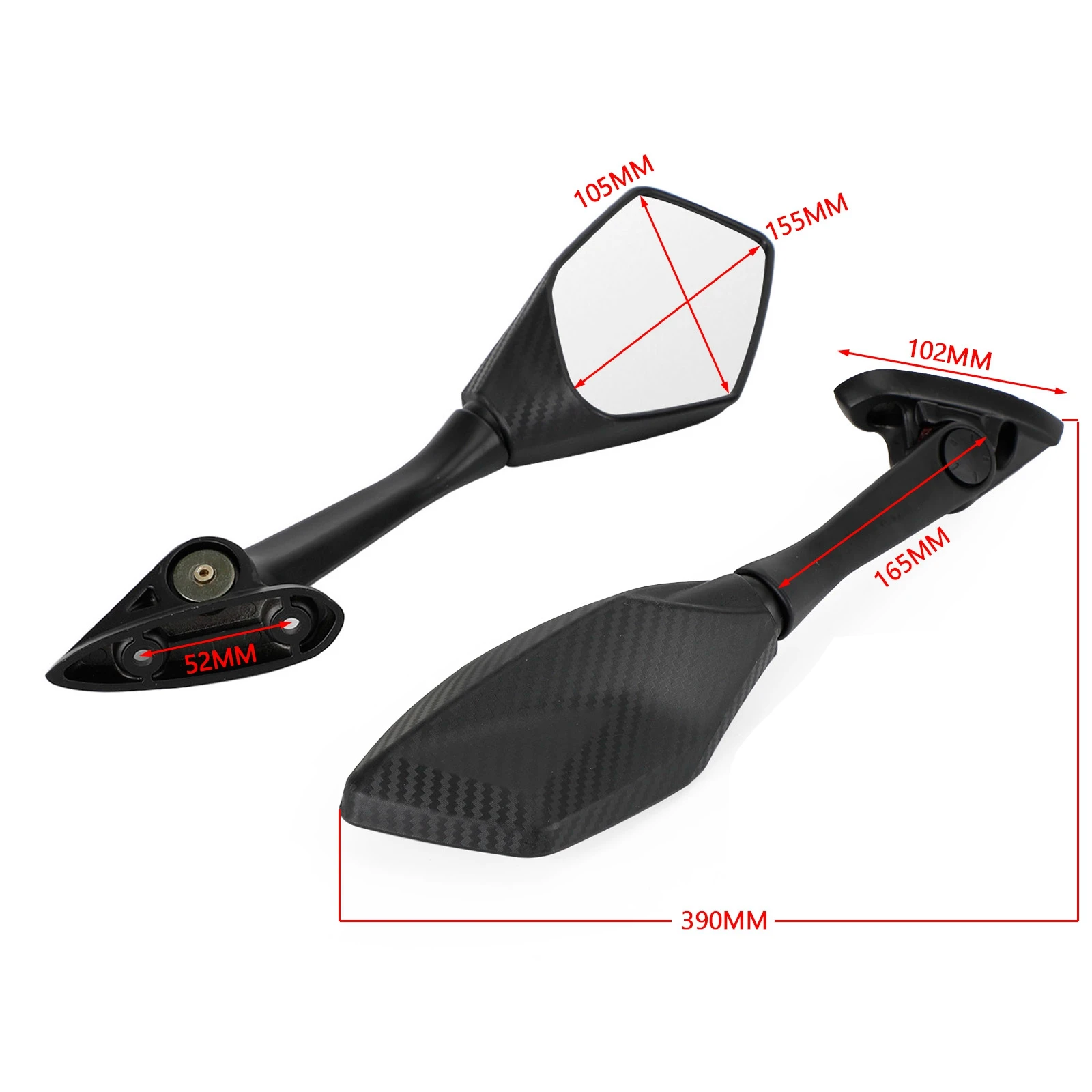 Areyourshop ̷  ٱ LH & RH Yamaha YZF R3 R25 YZF-R3 ABS 2015-2021  ׼