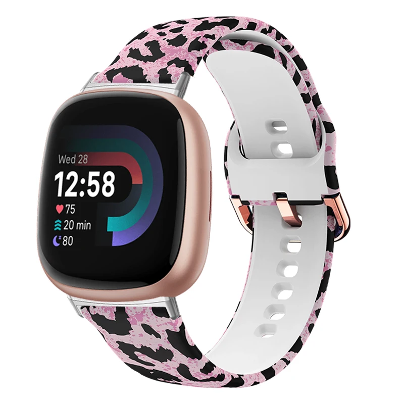 Colorful Print Lightweight Fashion Watch Strap - Sweatproof & Stylish Replacement Band