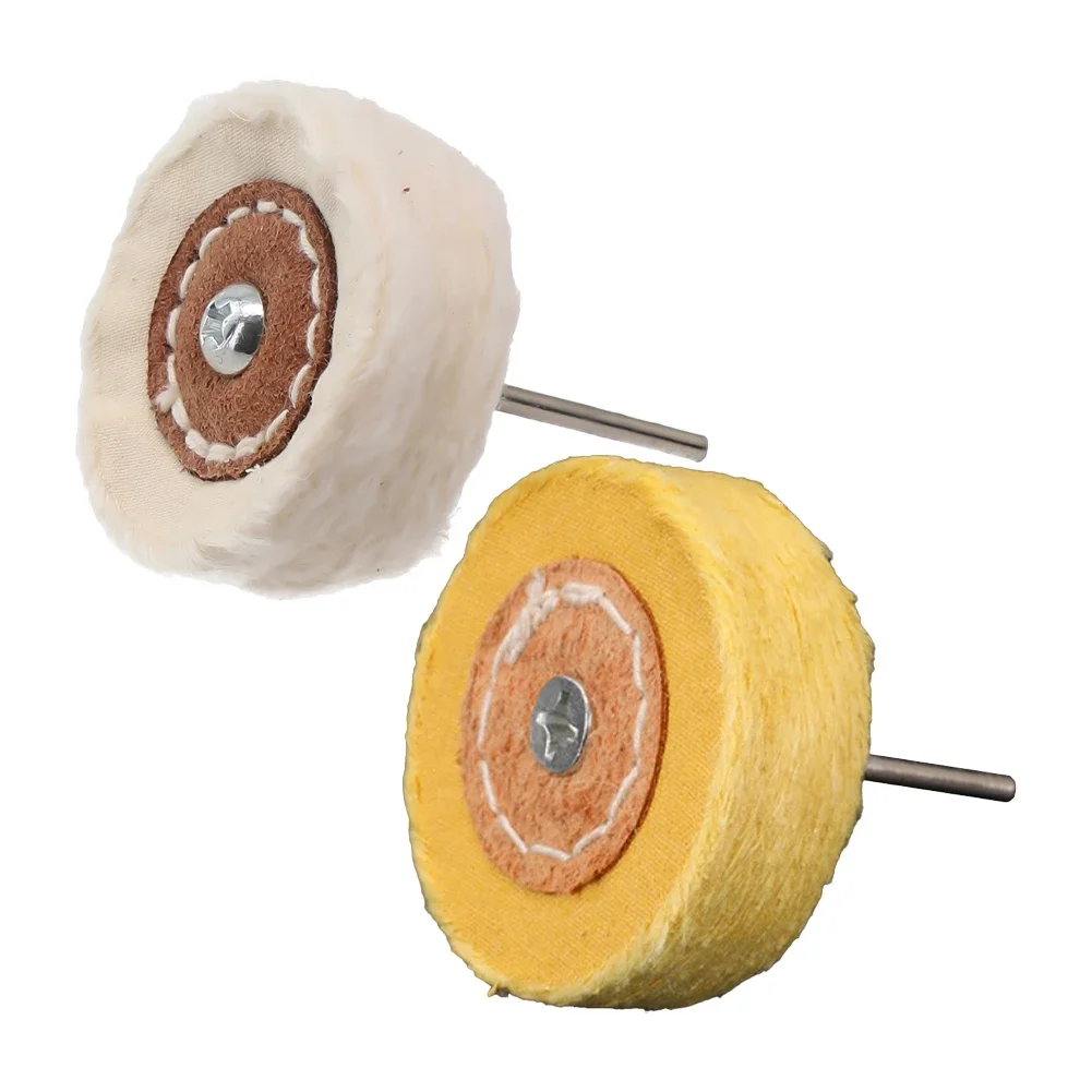 

2PCS 50mm Polishing Cloth Wheel Brush Head For Metal Jade Jewelry Polishing Grinder Buffing Rotary Tool Accessories