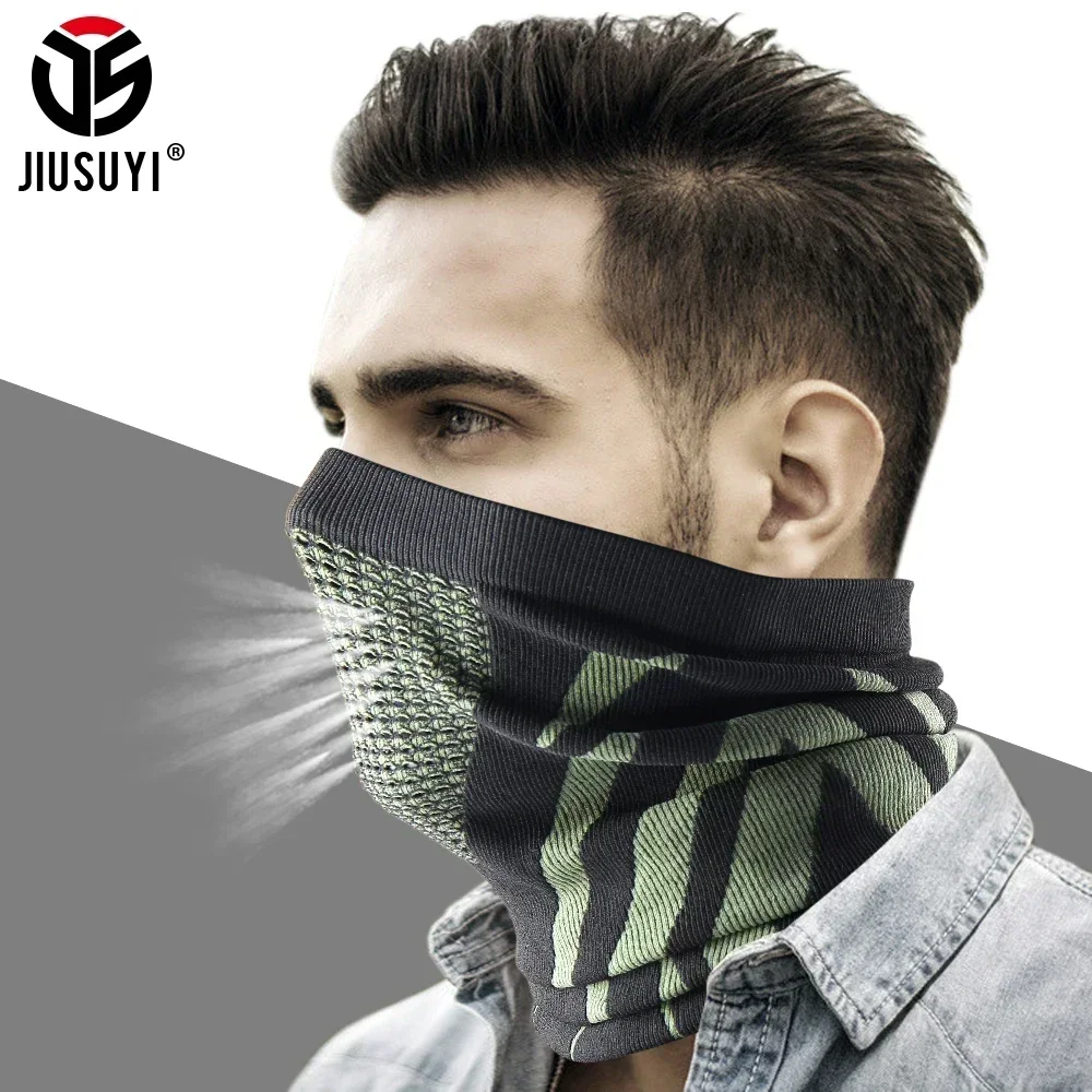 Neck Gaiter Winter Ring Tube Soft Bandana Mask Neck Gaiter Scarf Skiing Snowboard Windproof Half Face Cover Warmer Scarves Hood Women Men
