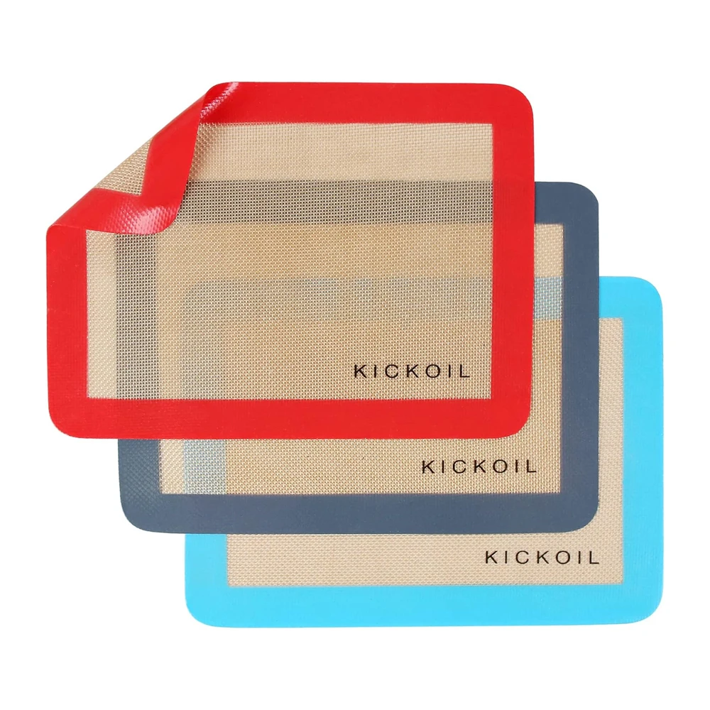 Silicone Baking Mats 3 Pack Quarter Sheet Baking Mats Non Stick Silicone Oven Liners