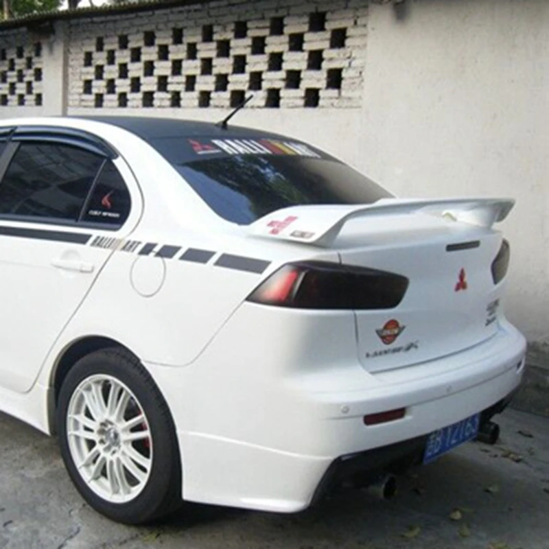 

For LANCER EX Spoiler High Quality ABS Material Car Rear Wing Primer Color Rear Spoiler For Mitsubishi LANCER Spoiler 2010-2016