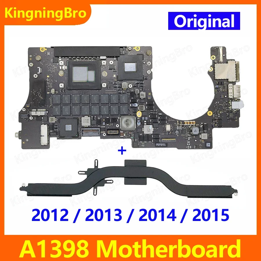 Tested A1398 Motherboard i7 8GB 16GB For Macbook Pro Retina 15