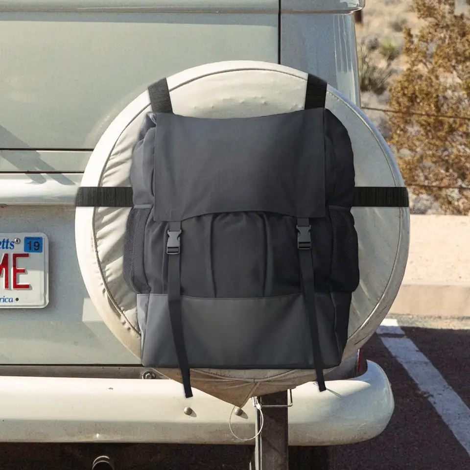 Spare Tire Trash Bag Rear Wheel Bag Large Large Capacity Organizer Garbage Tool Large Camping UTV Spare Tire Cargo Storage