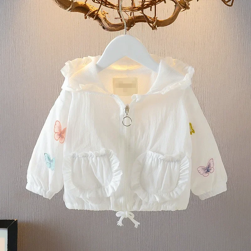 Summer Baby Style Summer Dress Princess Butterfly Jacket Beach Wear Jacket Girls' Sun Protection Clothing