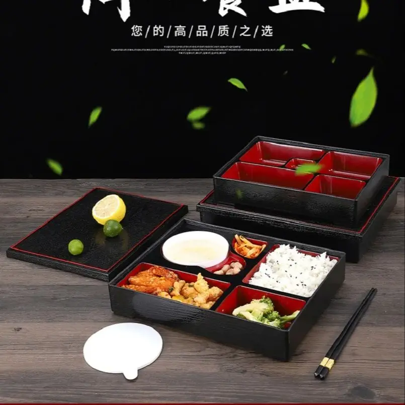 Japanese Style Tableware Box ABS Sushi Sashimi Box Lunch