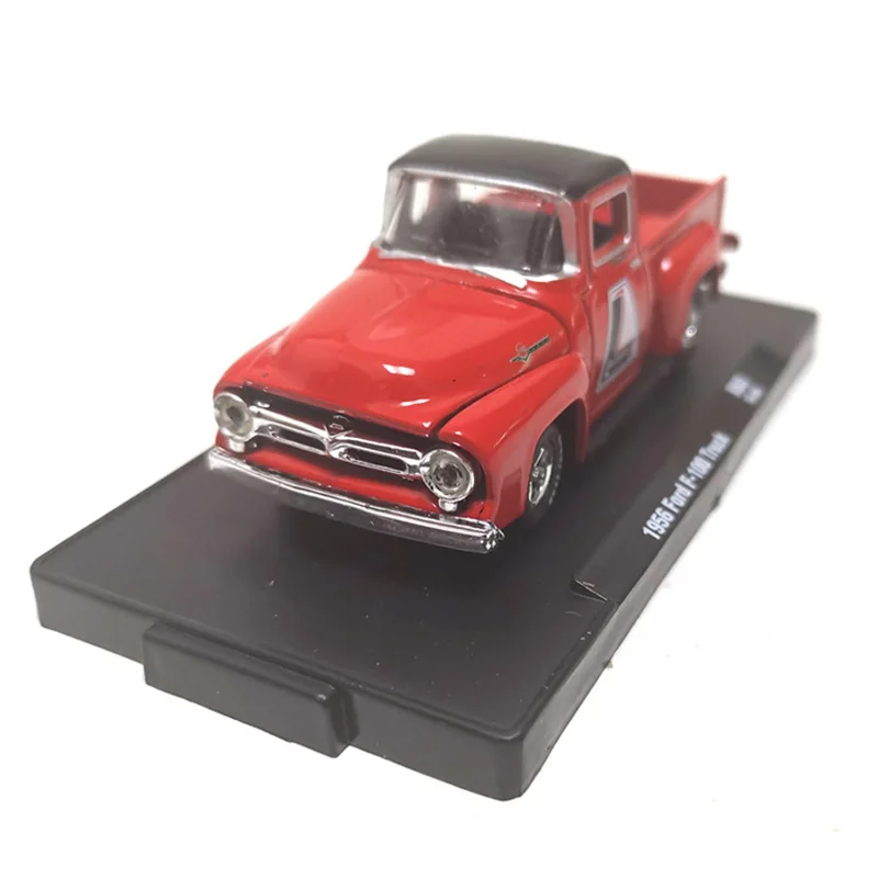 

Литый под давлением сплав масштаб 1:64 1956 пикап Ford F100 модель автомобиля классика для взрослых Коллекция игрушек сувенир подарки статический дисплей