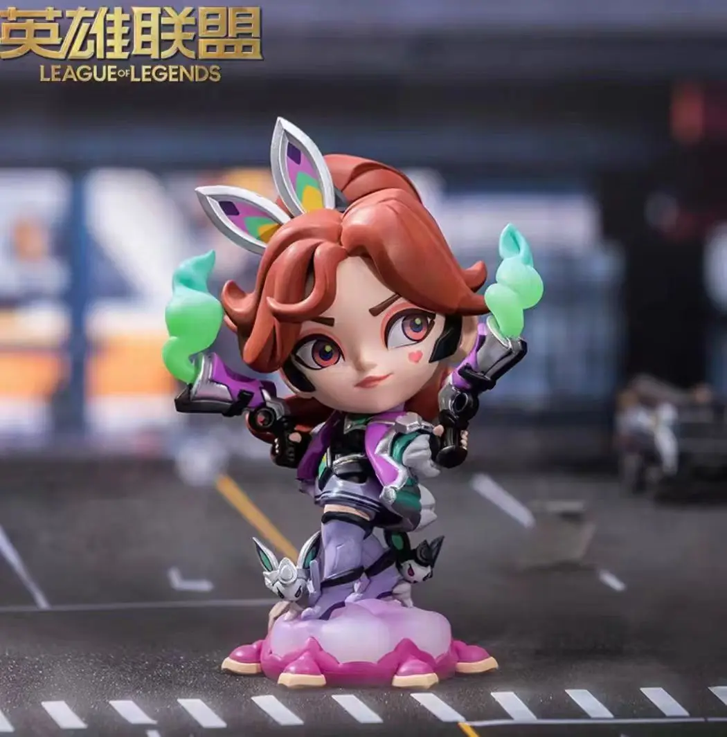 

LoL Anime Figurine League of Legends Phantom Team Captain Miss Fortune Authentic Game Periphery The Small-sized Sculpture Model