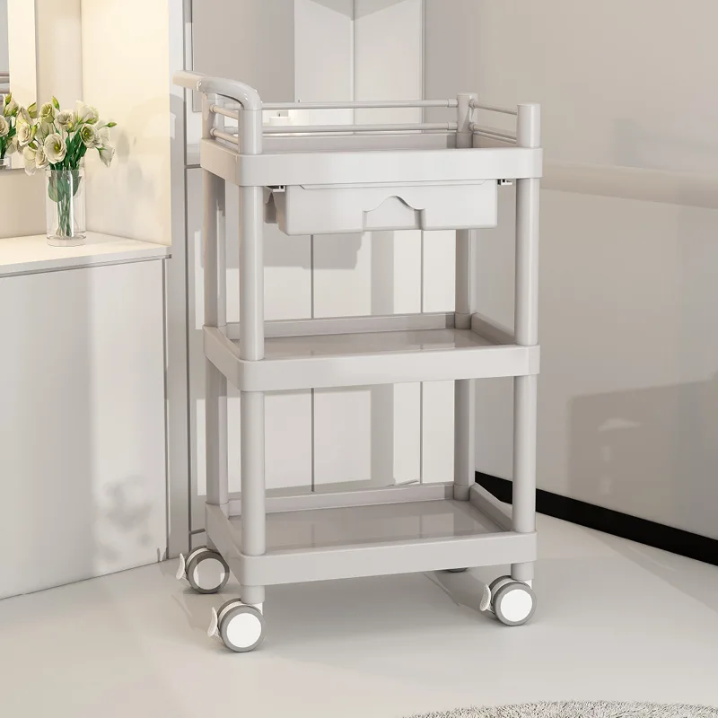 

Hairdressing Beauty Manicure Salon Trolley Cosmetic Medical Tattoo Salon Trolley Lash Carrello Attrezzi Beauty Furniture KMST