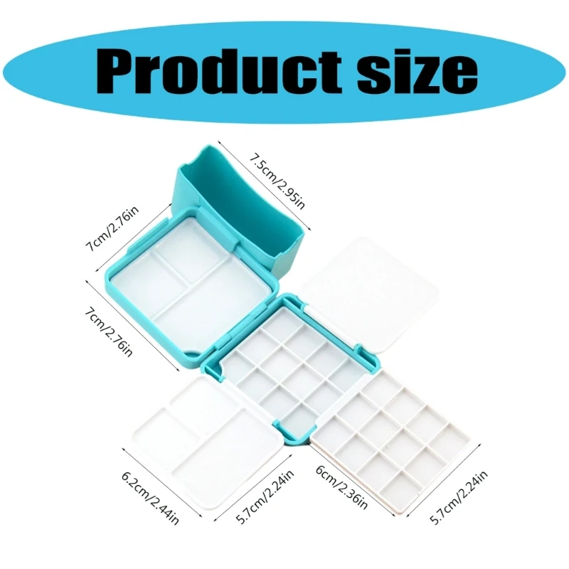 Watercolour Paint Empty Watercolour Empty Box Drawing Accessories