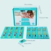 Party Games Children Hand Scratch Wooden  Puzzle Toy Board Baby Cartoon Montessori Early Education Farm Fruit Cognitive Kid Gift 6