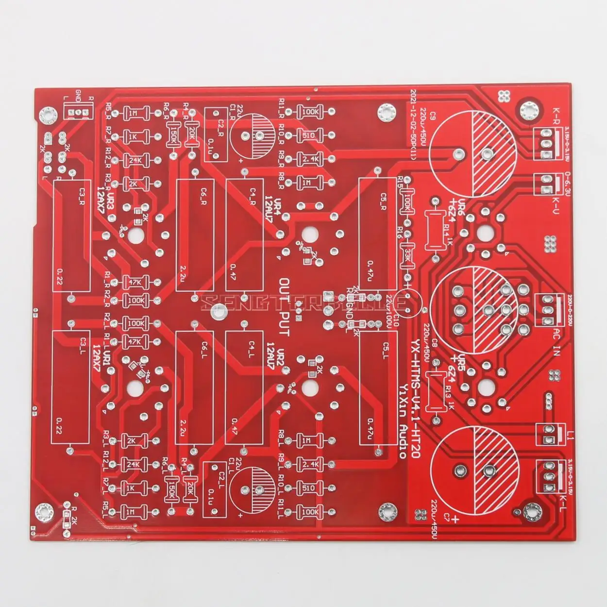 Baseado em Marantz 12ax7 Mais 12au7 Tubo Pré-amplificador Placa Pcb Som de Áudio de Alta Fidelidade Pré-amp - Image 3