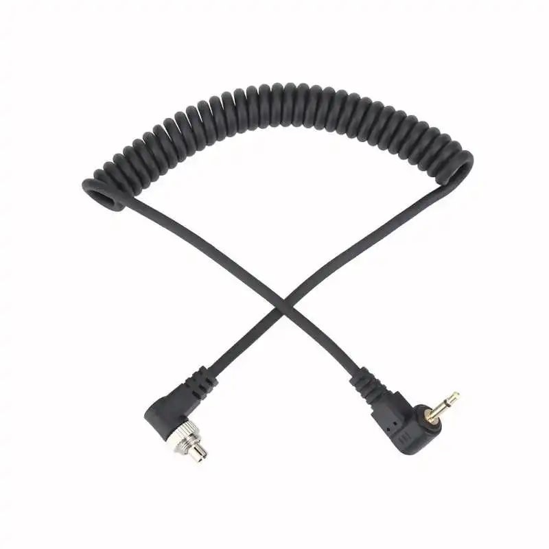 Camera Flashes Accessories 2.5mm to Male PC Flash Sync Cable Screw Lock for Trigger Studio Ligh,flash trigger,flash sync cable