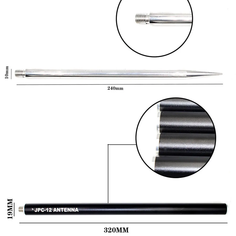 PAC-12 HF Shortwave GP Antenna 7MHz-50MHz JPC12 100W Multi Band Outdoor Antenna