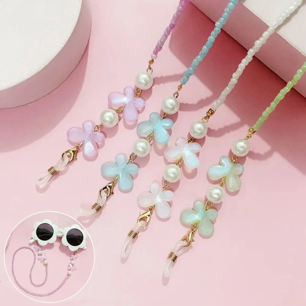 New Adjustable Sunglasses Lanyard Strap Colorful Reading Glasses Eyeglass Chain Anti-slip Bead Splicing Necklace Headphone Chain 4