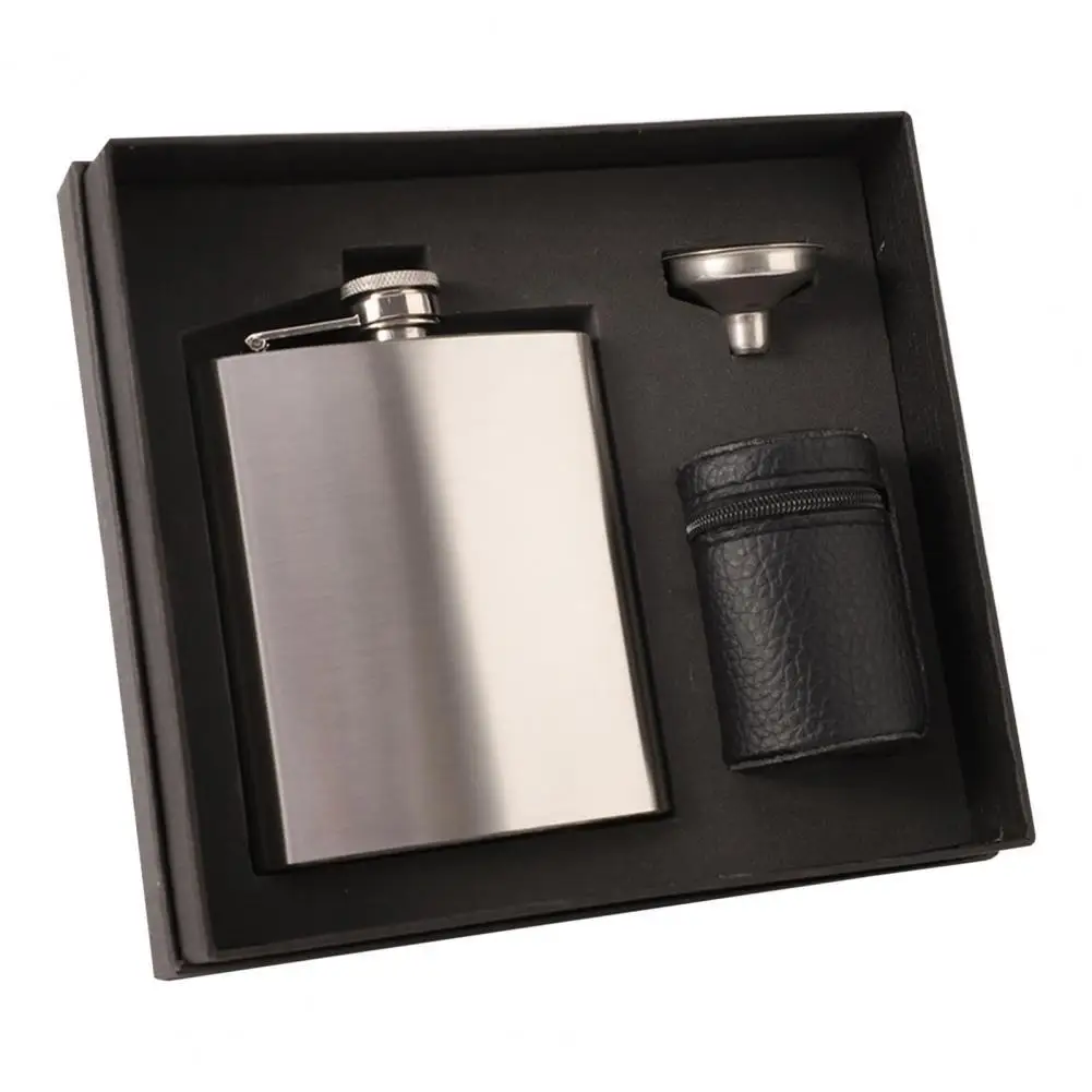 Alcohol Flask Hip Flask Shockproof Good Sealing Capacity Portable 7oz
