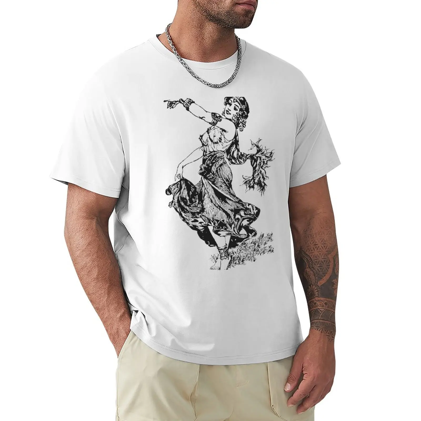 

Vintage dancer. T-Shirt funnys quick drying mens funny t shirts