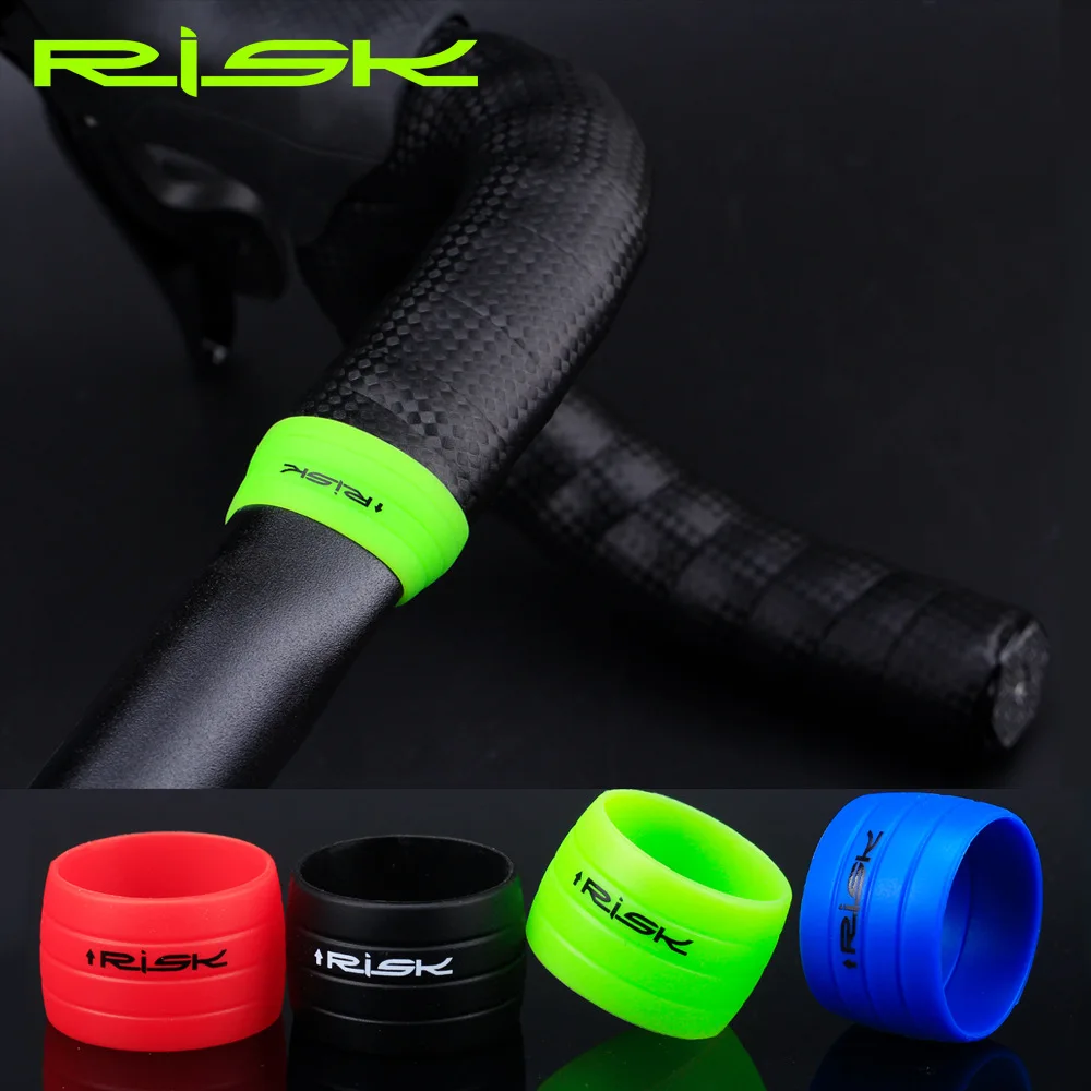 Silicone Bicycle Handlebar Tape plug Fixed Ring 2pcs Road Bike Shift Handle Protection Cover Non-Slip Cycling Accessories bike handlebar tape,bicycle accessories,bike handlebar plugs